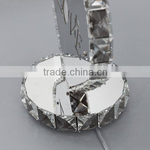 LOVE word crystal table lamp