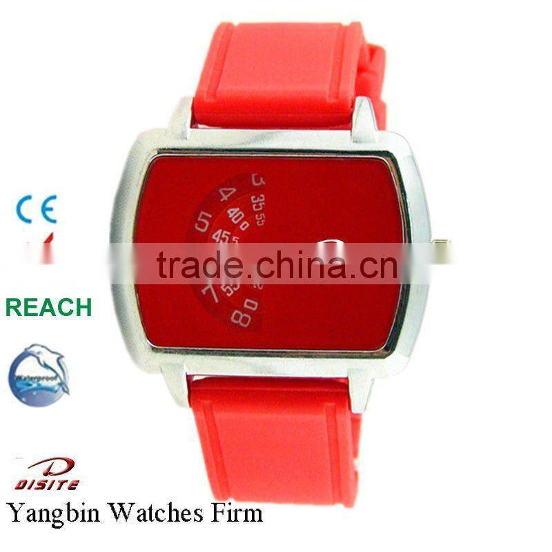 Hot Sale Colorful Silicone Fashion Sport Lady Bangle Watch