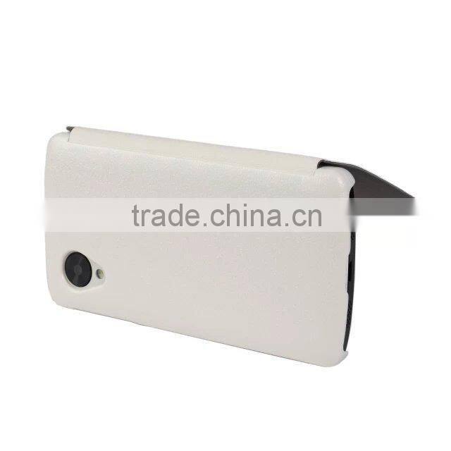 High quality Ultra thin Leather Flip Case Cover Pouch for Mobile Phone LG Nexus 5
