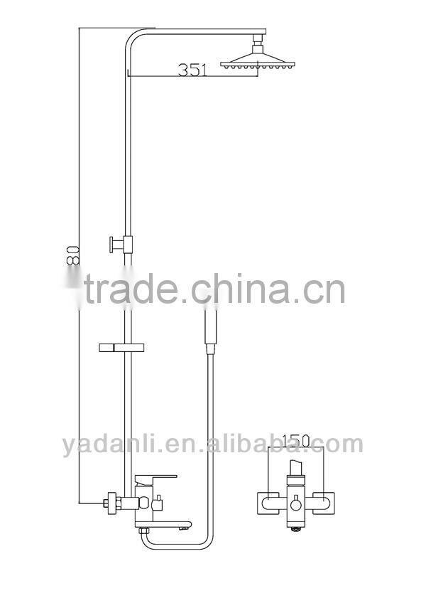 wall mounted waterfall mixer -9530