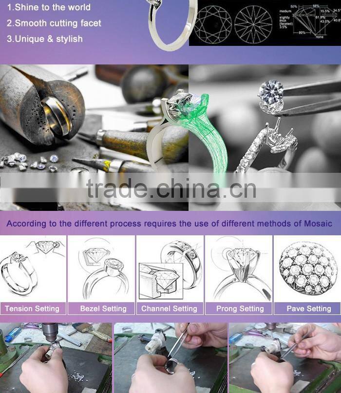 Stainless steel wire cut simple design mattle finished ring jewelry with one cz stone