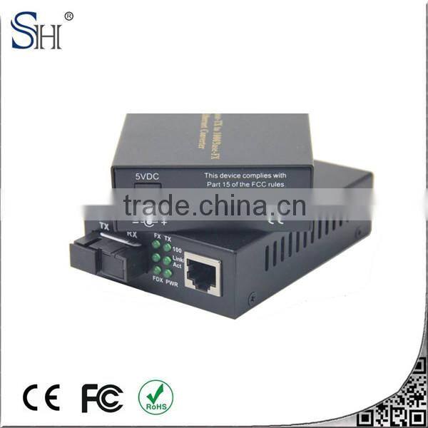 Conventional series SH LINK 100Mbps Electrical to Optical Media Converter