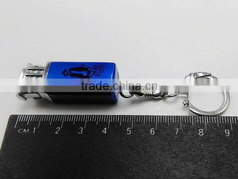 Fancy keychain cigarette flint lighter cartoon
