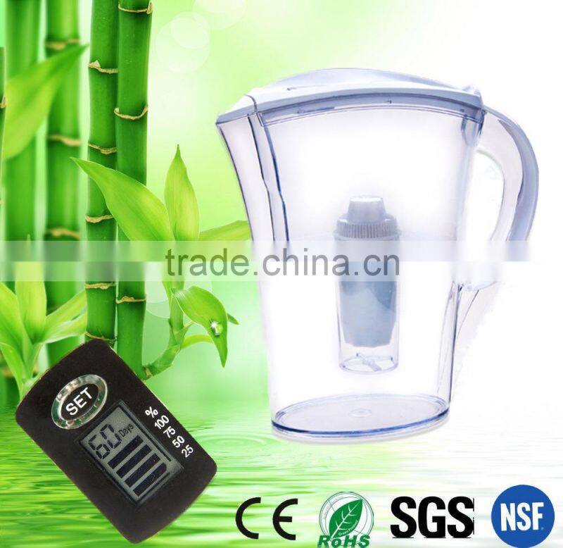 Supply you High Quality and Ultra-low Price colorful plastic water filter pitcher with good design