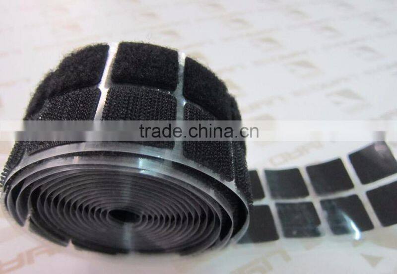 Good sticky Adhesive tape hook and loop dots back with glue