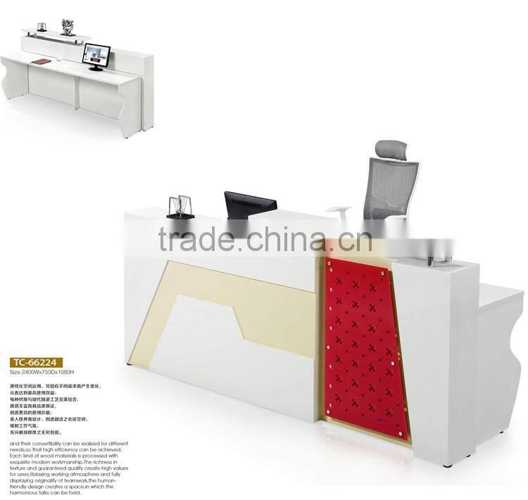 Chinese manufacturer modern reception desk TC-66718