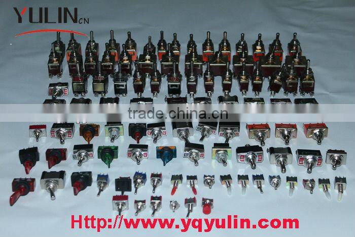 100pcs/lot Low price 6pin Mini led toggle switch
