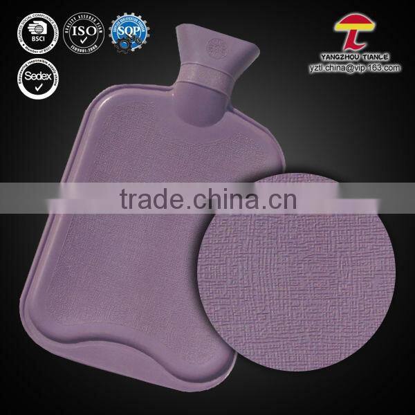 Big Sale 2000ML Rectangle Nature Rubber Hot Water Bottle
