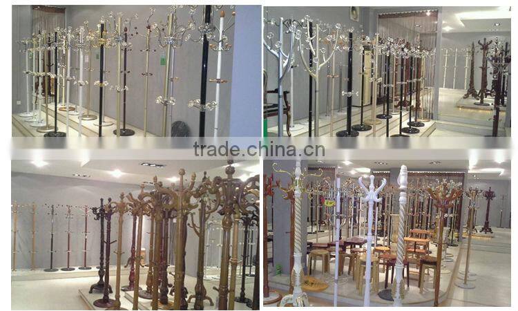 Y-188 stand clothes hanger rack / wooden coat racks /commercial coat racks