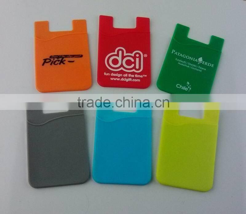 Popular silica card sleeve mobile phone protector