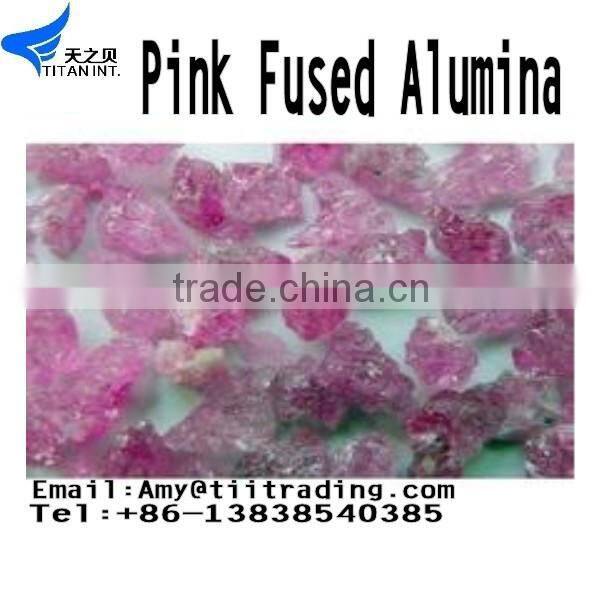 Pink fused aluminum oxide corundum forAbrasive F120