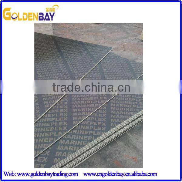 Poplar core film faced shuttering plywood