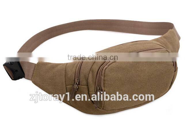 First Class Canvas Cycling Travel Waist Bag