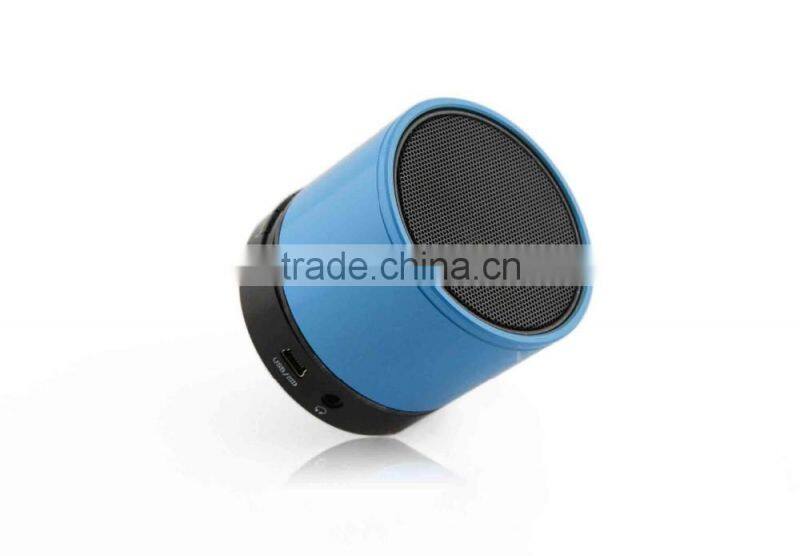 Portable Bluetooth Wireless Mini Speaker Metal/ABS Material LED Light Stereo Voice