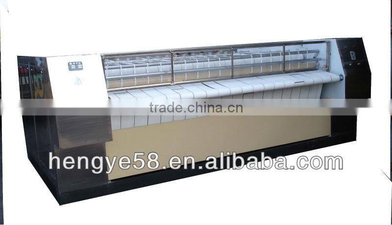 Laundry flatwork dryer ironer