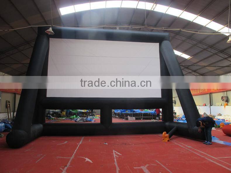 outdoor rear projection movie inflatable screen for sale