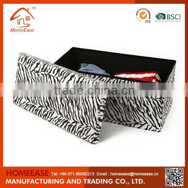 Open Top Collapsible Foldable Fabric Storage Box/Canvas Storage Bin