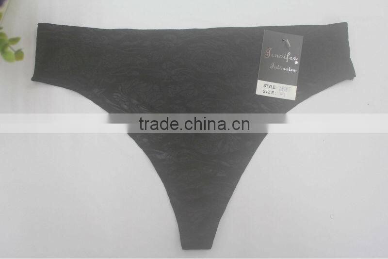 Seamless Young Girl One Piece Jaquard Underwear Panties Model