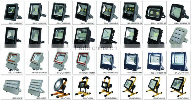 motion sensor long range 30w 50w 100w 150w led flood light with high powerful