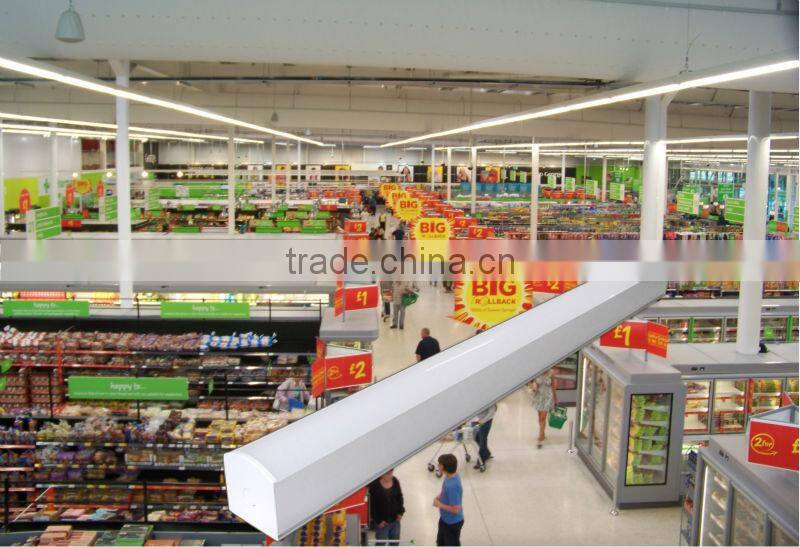 Square led suspended lights for supermarket, office, school