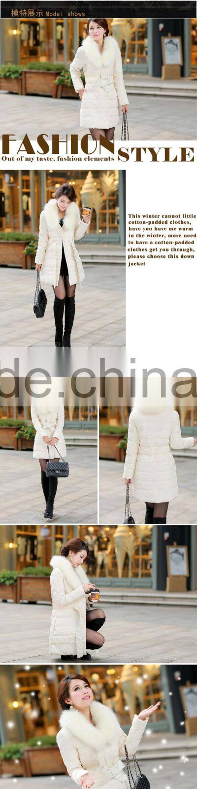 white cotton coat lady coat