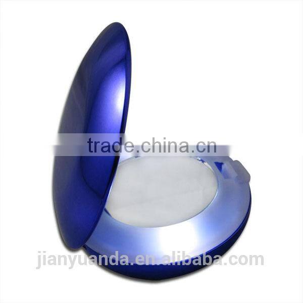 battery makeup mirror compact / foldable hand craft makeup mirror / wallet size pocket mirror with led lights