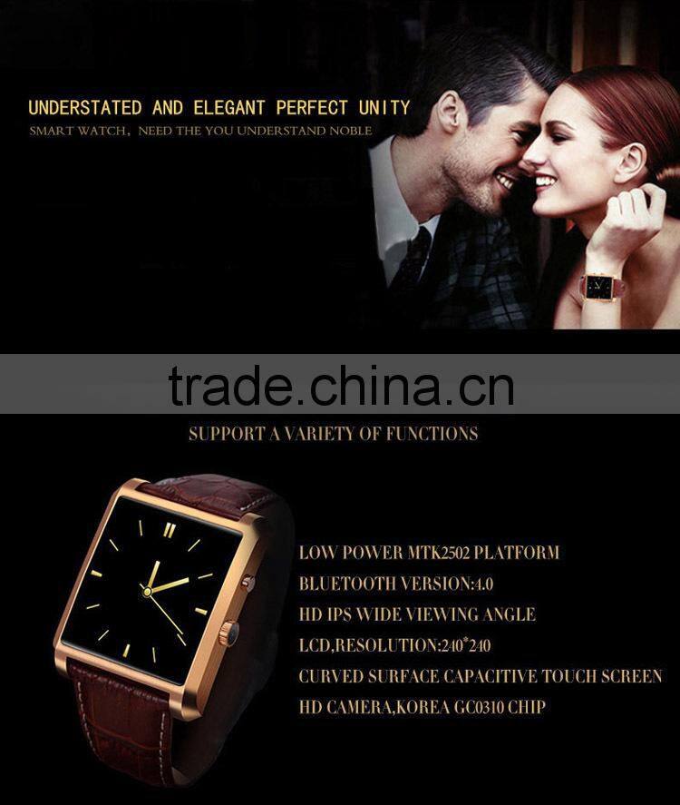 Fashion Touch screen waterproof bluetooth Smart wrist watch