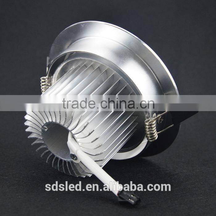 LED Ceiling light ceiling light high power silver aluminum led ceiling down light 9w LED ceiling light