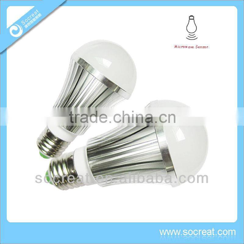 microwave sensor t8 led night light for balcony, basement