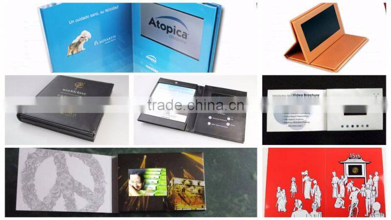 Cheap Custom video wedding invitation cards/ lcd video greeting /invitation card design