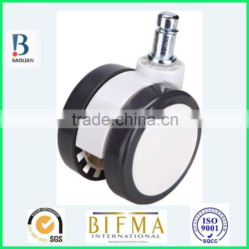 BL 2.5 inch white& grey nylon PU furniture or medical wheel caster