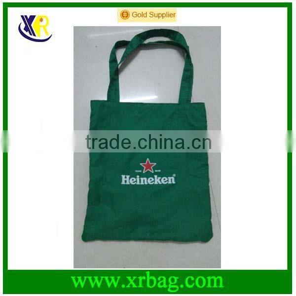 fashion eco green cotton tote shopping bag