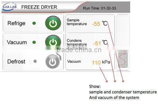 3kg/24h mushroom Vacuum Freeze equipment