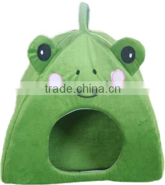 2015 Special Design Cute Frog Shape Pet Lounge House