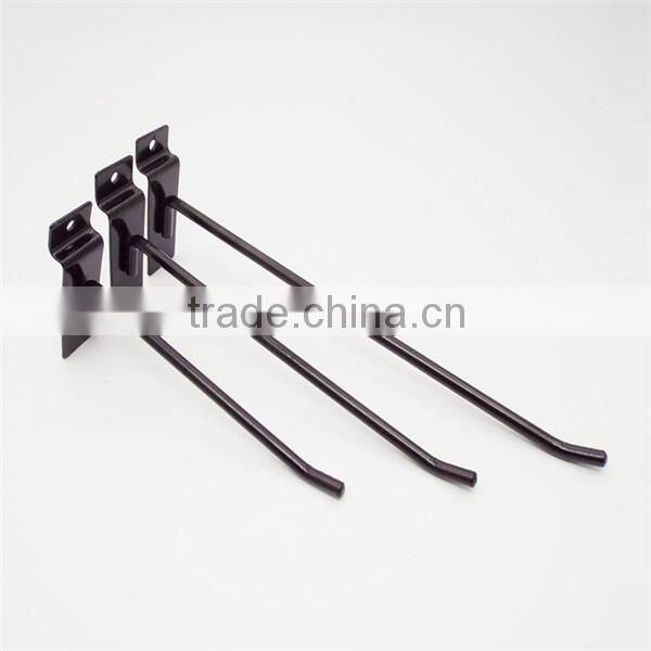 High quality common mounting hooks slatwall single mdf hooks