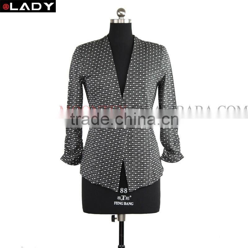 brand name italian women jacquard suits from china