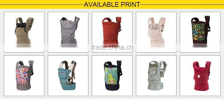 BC-05A eco-friendly ring sling baby hand hip seat carrier with front pocket