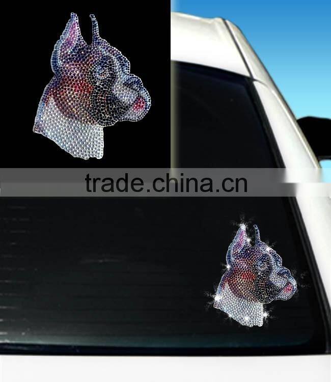 Fashing Boston Terrier Head Design Sticker Projects