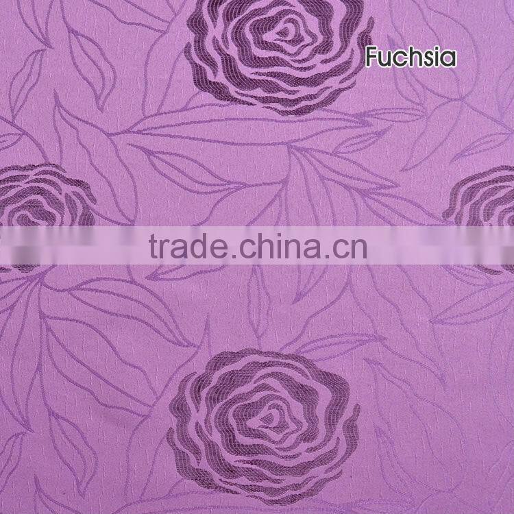 100% polyester piece dyed jacquard fabrics for curtains
