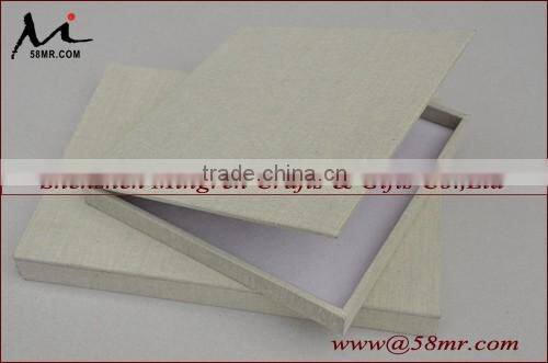 Leahter Fabric Linen Wood Photo Storage Packaging Gift Box