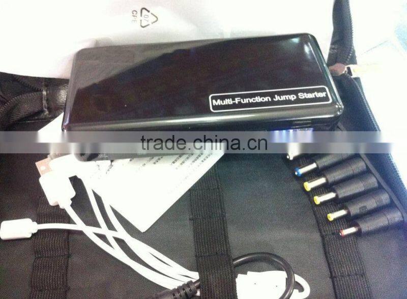 Emergency multifunction portable mini 12000mah power bank car jump starter, mini jump starter cable