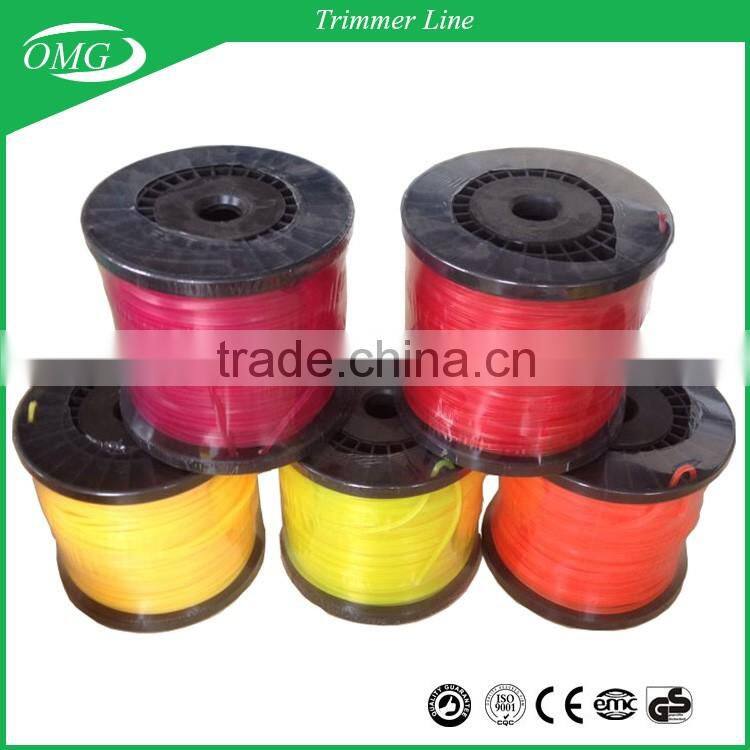 Professional Grade 2.4mm x 8LBS Dual Color Nylon Grass Trimmer Line