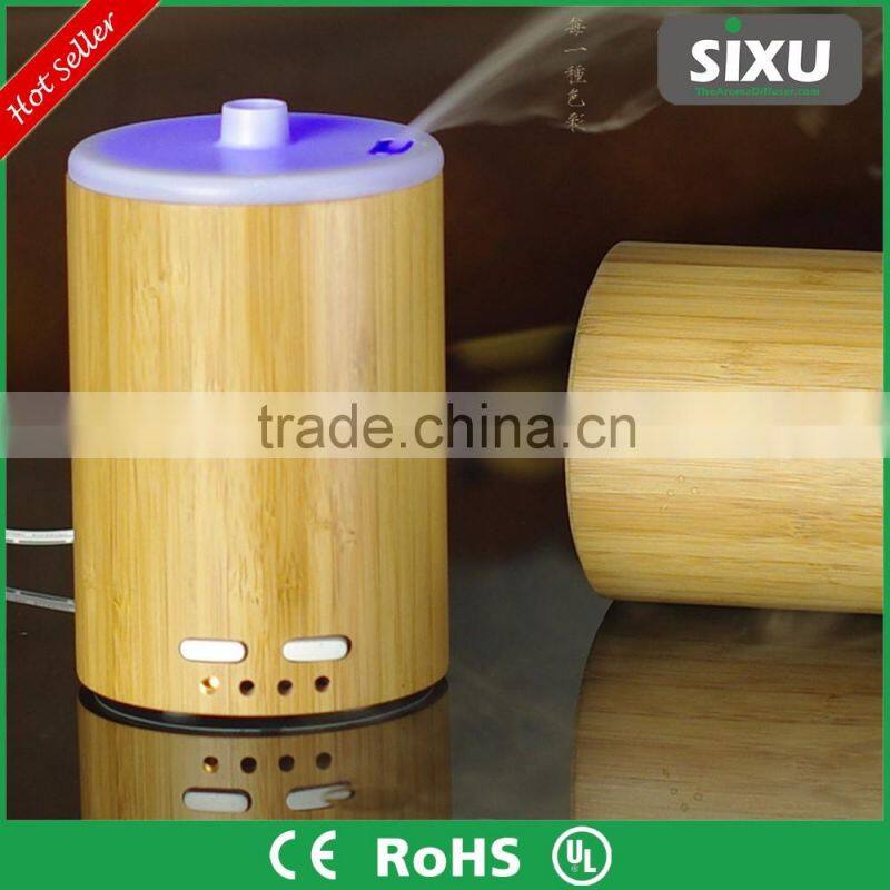 Bamboo room scent aroma system air freshener ultrasonic aroma mist diffuser