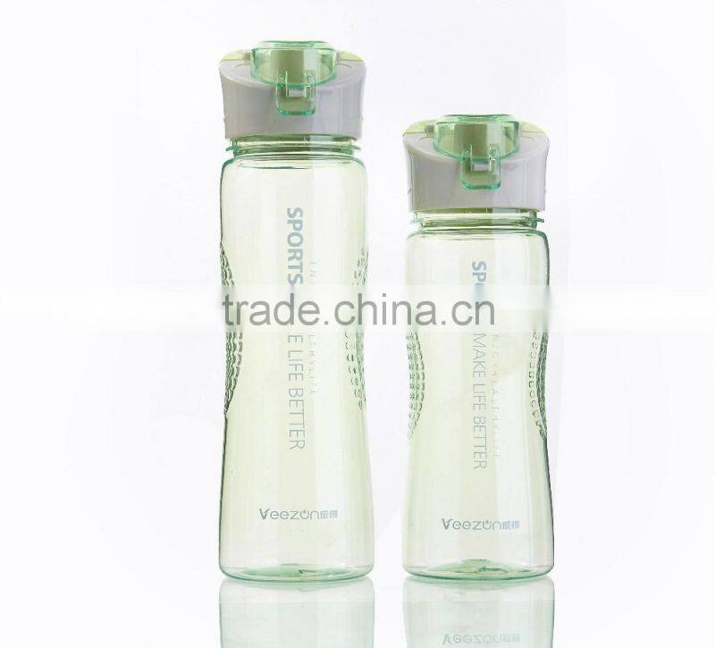 750ml plastic drinking water bottle/sports water bottle/plastic sports bottle with straw