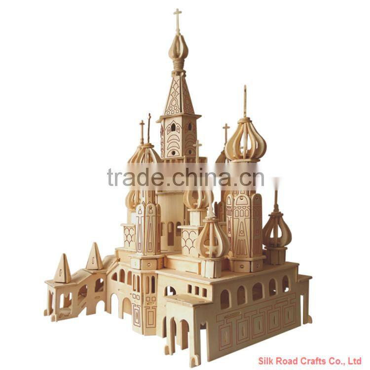 3d wooden puzzle three-dimensional