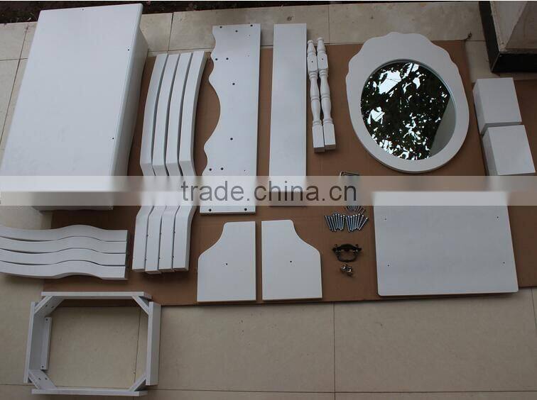 Italian Furniture Dressing Table Mirror With Drawer