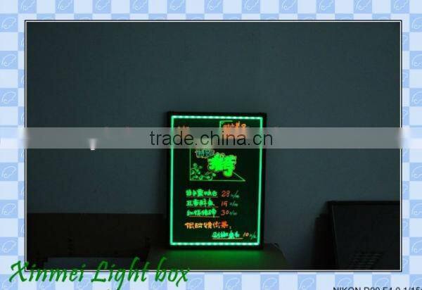 Acrylic flashing led writing board