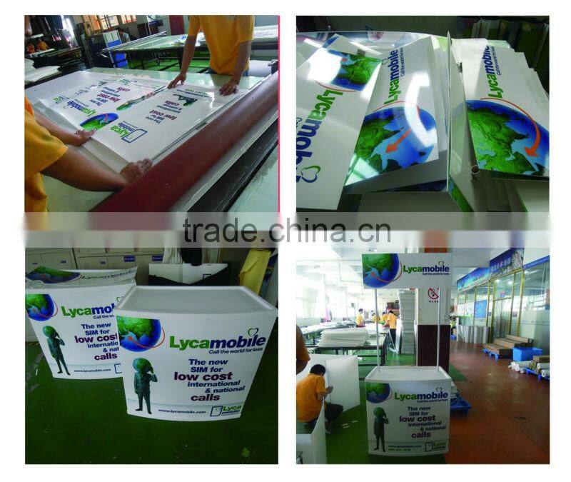sales promotion counter/pop up banner display