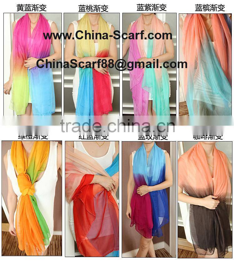 Wholesale fashion beach silk scarf