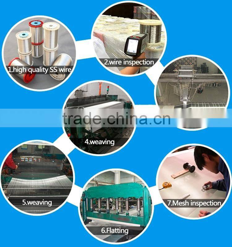 0.44mm 440 Micron 25 AWG Magnetic 430 Grade Stainless Steel Wire Mesh Screen